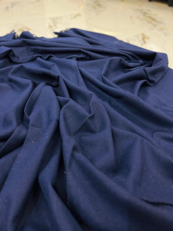 Premium Quality Imperial Blue Woolen Shawl - Image 3