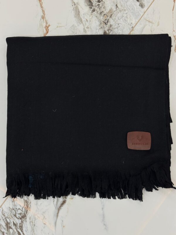Premium Quality Plane Black Shawl