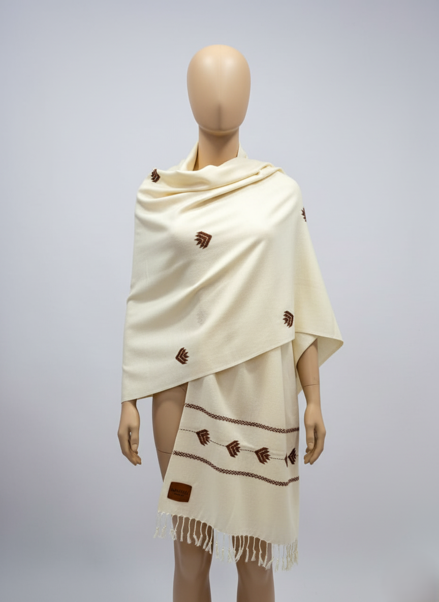 Bannuzai “Zermeen” Wool Shawl - Image 4