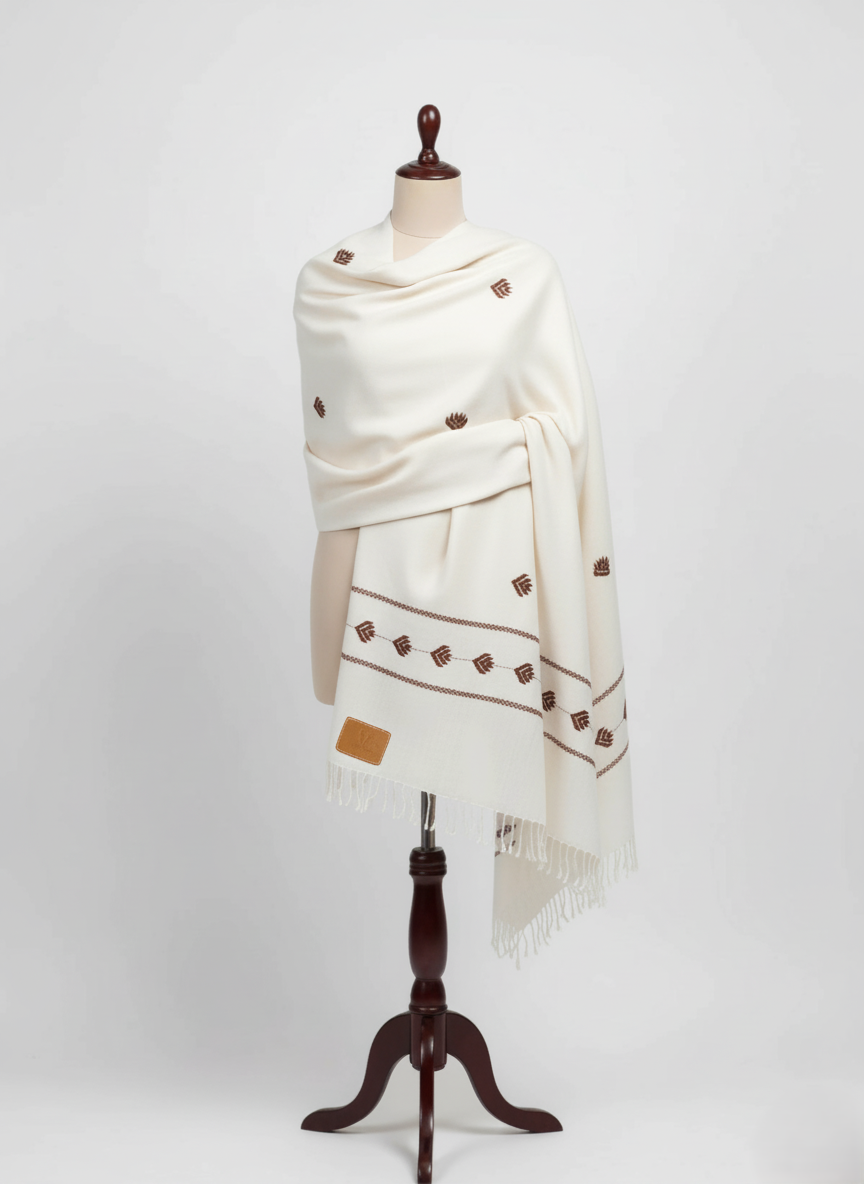 Bannuzai “Zermeen” Wool Shawl - Image 2